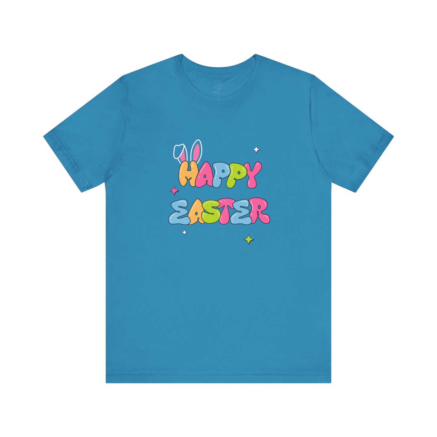 Happy Easter Unisex Tee, Colorful Easter T-shirt, Spring Celebration Shirt, Holiday Gift, Casual Wear, Easter Party Outfit