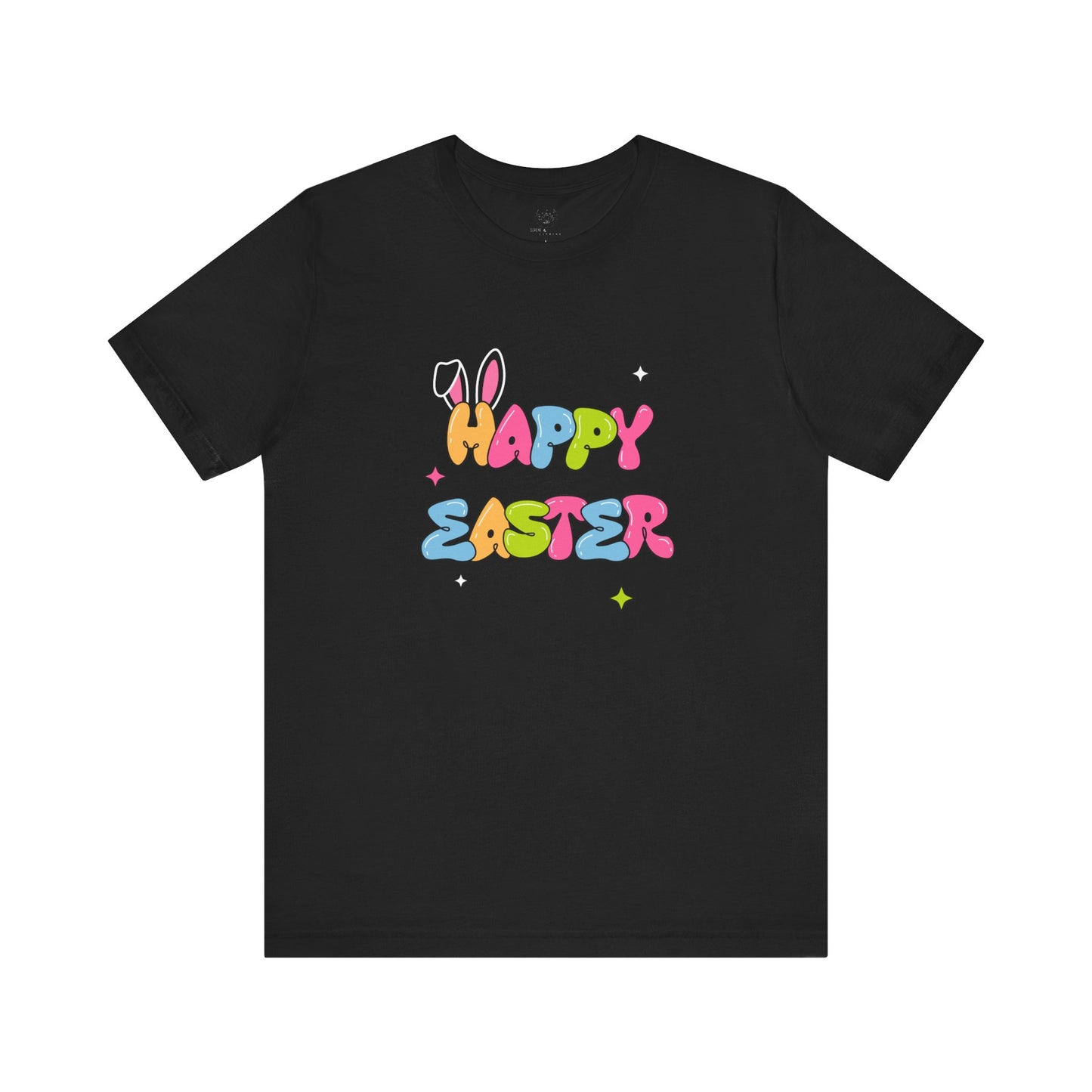 Happy Easter Unisex Tee, Colorful Easter T-shirt, Spring Celebration Shirt, Holiday Gift, Casual Wear, Easter Party Outfit